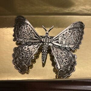 BUTTERFLY  HAIR Clip BARRETTE Goth Emo Funk Style Hair Accessory New